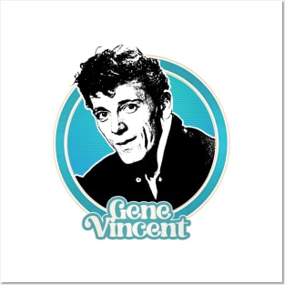 Gene Vincent // Rock N Roll Legend Fan Design Posters and Art